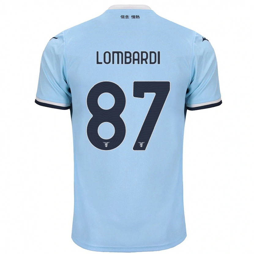 Danxen Niño Camiseta Cristiano Lombardi #87 Azul 1ª Equipación 2024/25 La Camisa