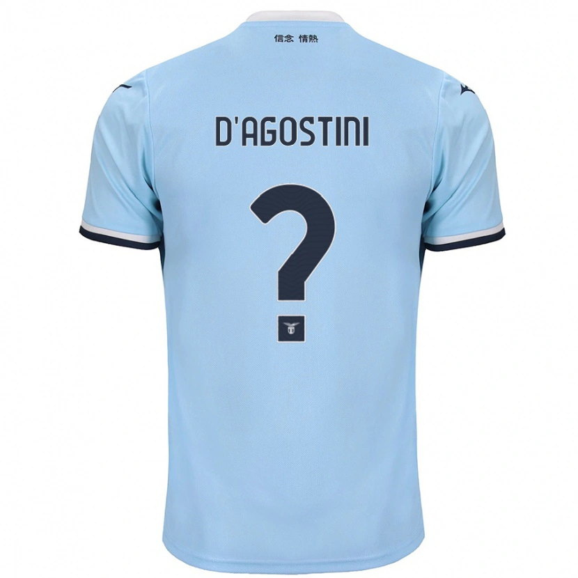 Danxen Niño Camiseta Stefano D'agostini #0 Azul 1ª Equipación 2024/25 La Camisa