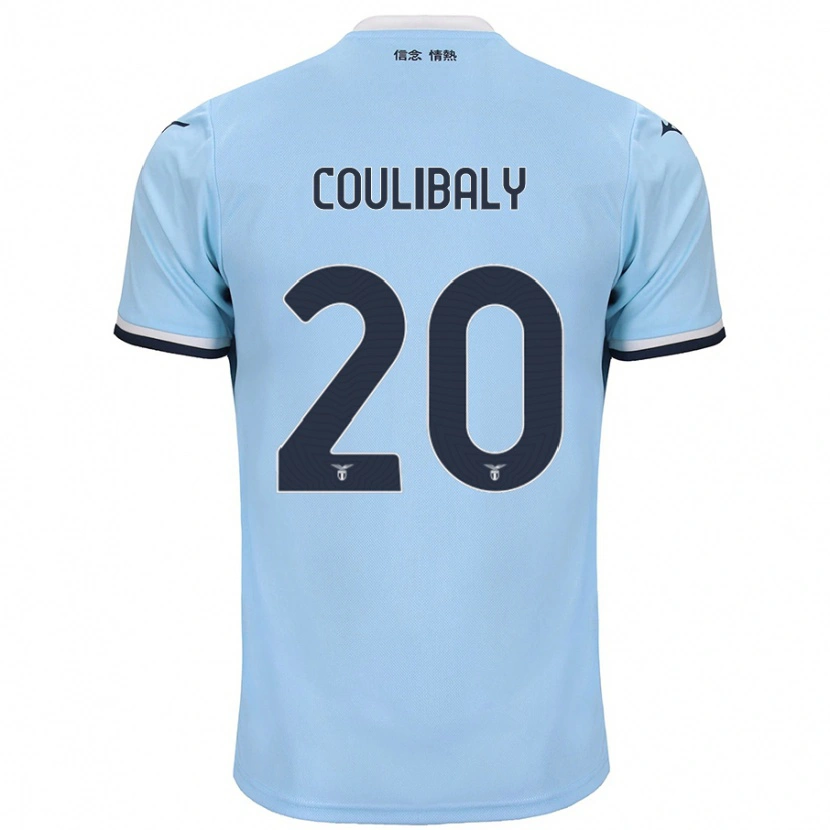 Danxen Niño Camiseta Larsson Coulibaly #20 Azul 1ª Equipación 2024/25 La Camisa