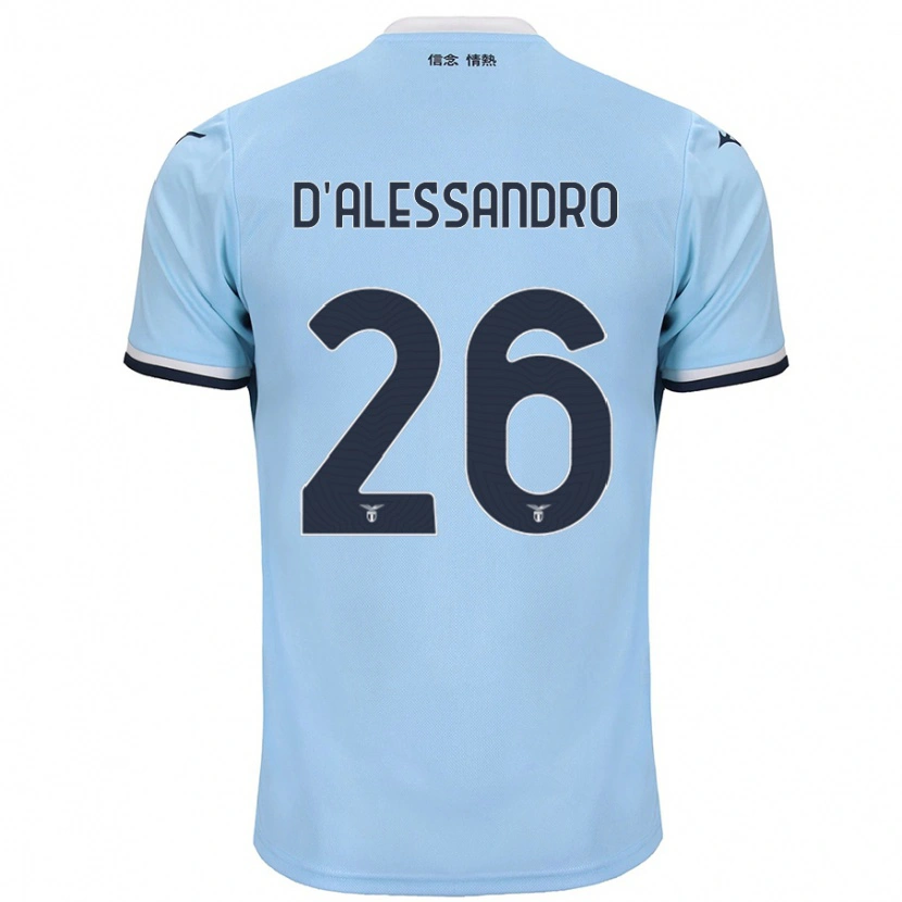 Danxen Niño Camiseta Mattya D'alessandro #26 Azul 1ª Equipación 2024/25 La Camisa