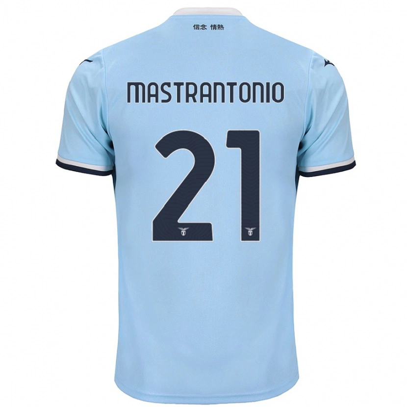 Danxen Niño Camiseta Ella Mastrantonio #21 Azul 1ª Equipación 2024/25 La Camisa