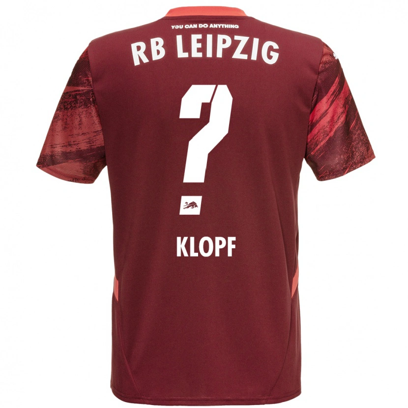 Danxen Niño Camiseta Oskar Klopf #0 Borgoña 2ª Equipación 2024/25 La Camisa