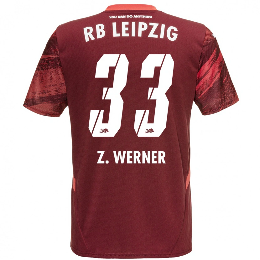 Danxen Niño Camiseta Zoé Werner #33 Borgoña 2ª Equipación 2024/25 La Camisa