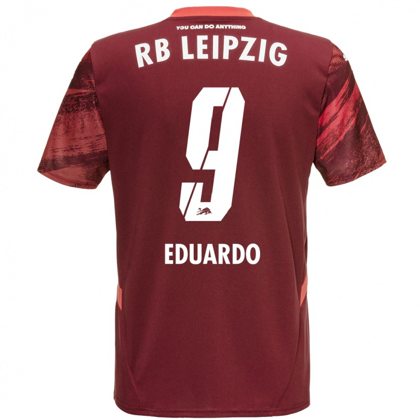 Danxen Niño Camiseta Yannick Eduardo #9 Borgoña 2ª Equipación 2024/25 La Camisa