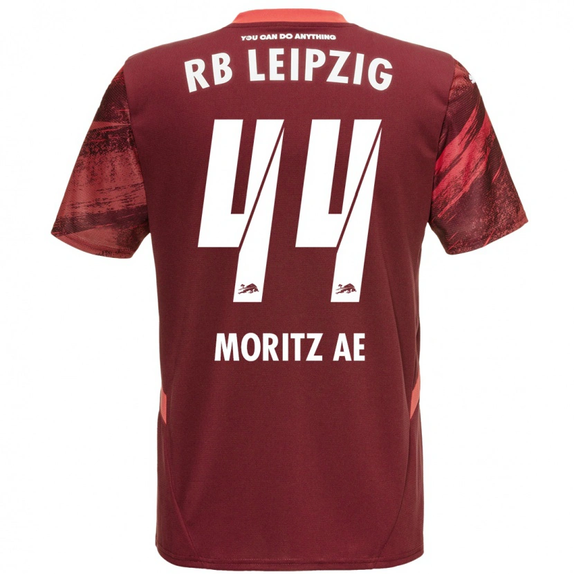 Danxen Niño Camiseta Moritz Aé #44 Borgoña 2ª Equipación 2024/25 La Camisa