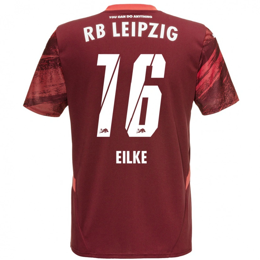 Danxen Niño Camiseta Lennox Eilke #16 Borgoña 2ª Equipación 2024/25 La Camisa