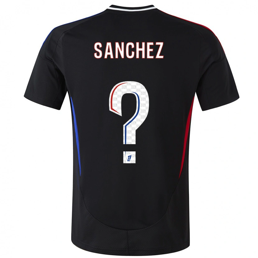 Danxen Niño Camiseta Florent Sanchez #0 Negro 2ª Equipación 2024/25 La Camisa