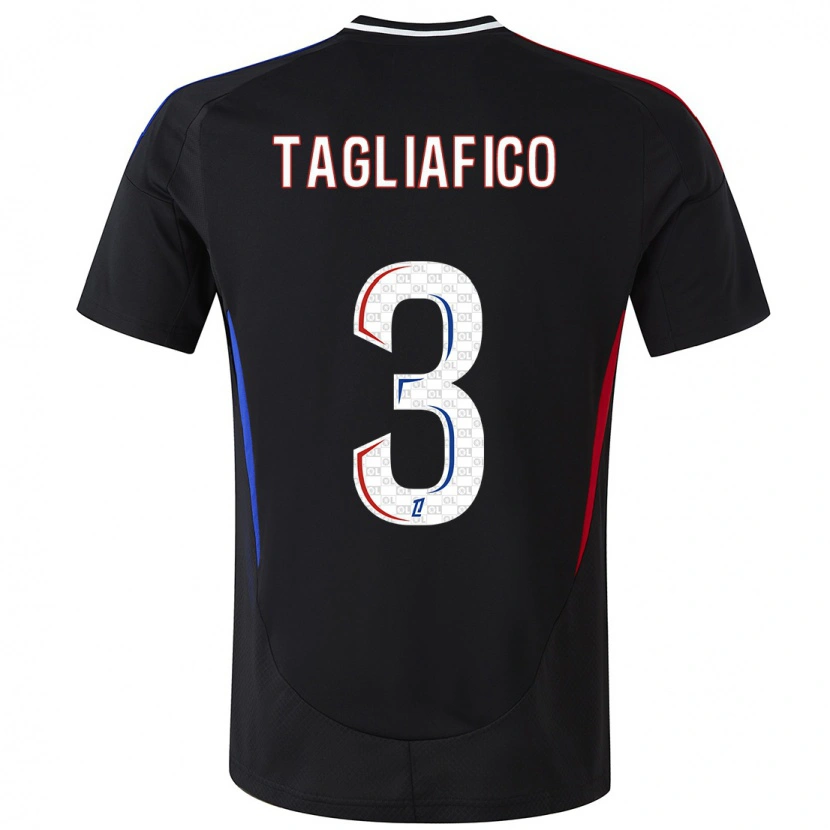 Danxen Niño Camiseta Nicolás Tagliafico #3 Negro 2ª Equipación 2024/25 La Camisa