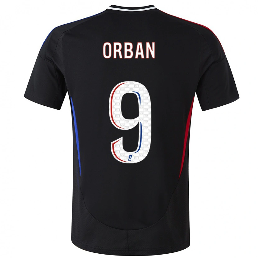 Danxen Niño Camiseta Gift Orban #9 Negro 2ª Equipación 2024/25 La Camisa