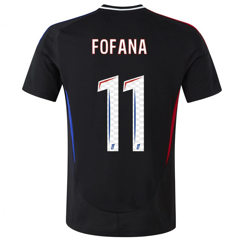 Danxen Niño Camiseta Malick Fofana #11 Negro 2ª Equipación 2024/25 La Camisa