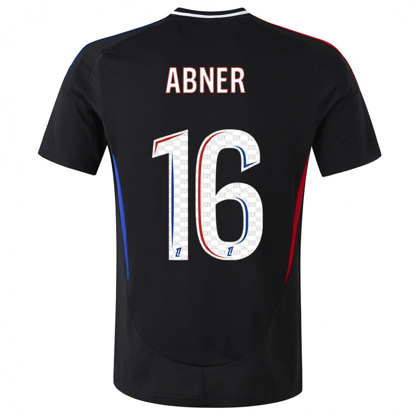 Danxen Niño Camiseta Abner #16 Negro 2ª Equipación 2024/25 La Camisa