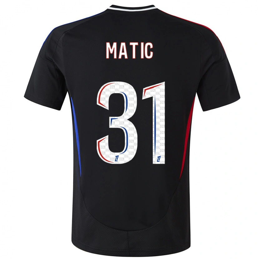 Danxen Niño Camiseta Nemanja Matic #31 Negro 2ª Equipación 2024/25 La Camisa