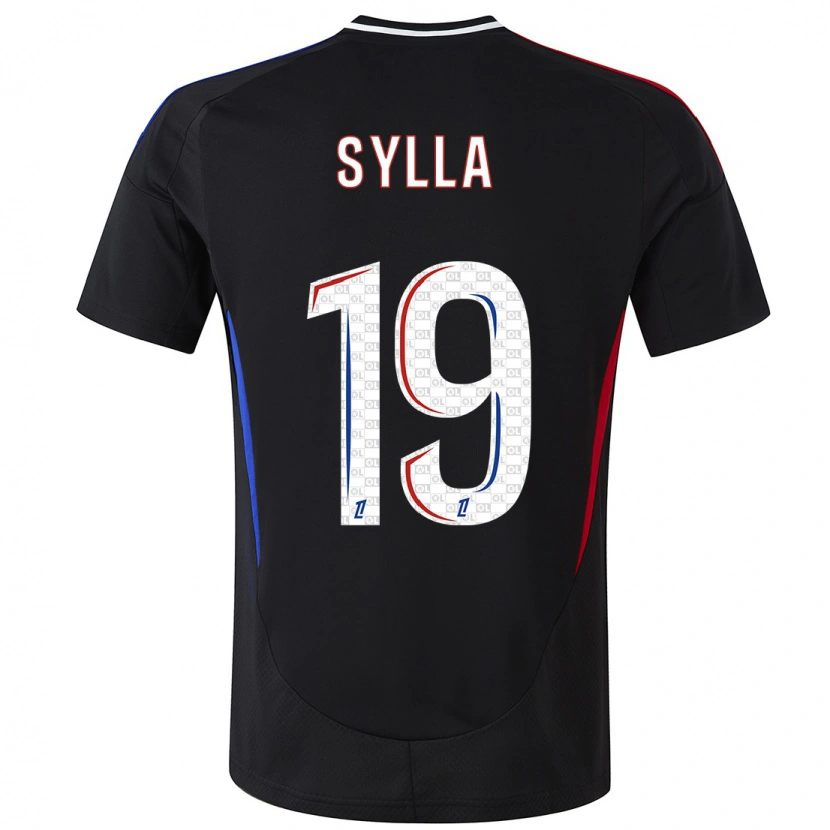 Danxen Niño Camiseta Kysha Sylla #19 Negro 2ª Equipación 2024/25 La Camisa