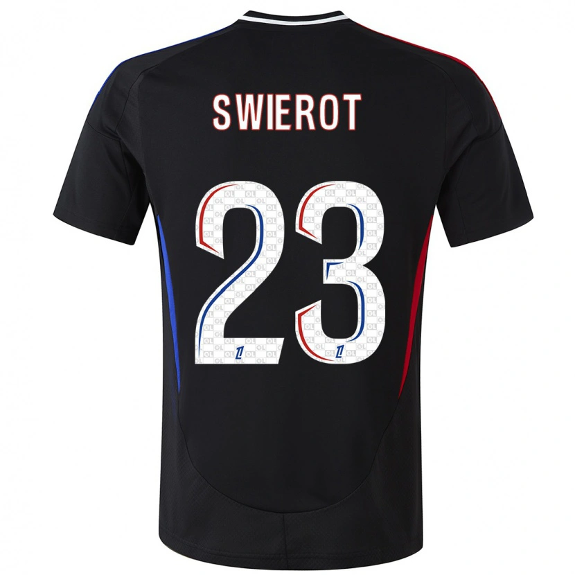 Danxen Niño Camiseta Julie Swierot #23 Negro 2ª Equipación 2024/25 La Camisa