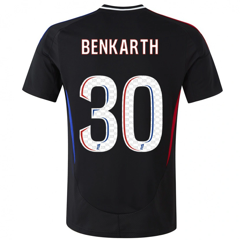 Danxen Niño Camiseta Laura Benkarth #30 Negro 2ª Equipación 2024/25 La Camisa