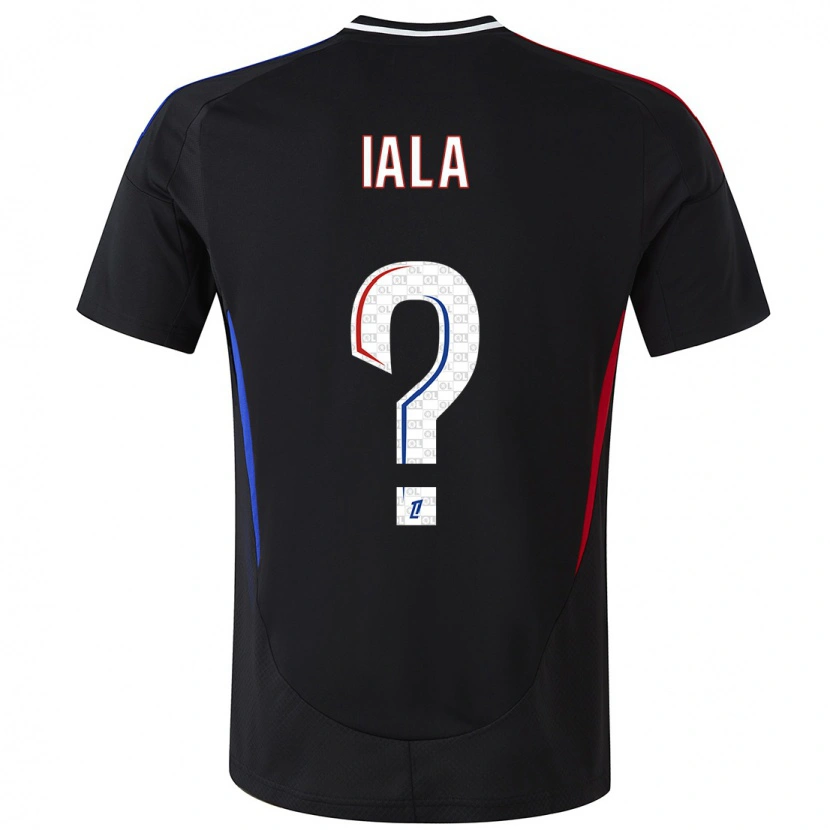 Danxen Niño Camiseta Célestino Iala #0 Negro 2ª Equipación 2024/25 La Camisa