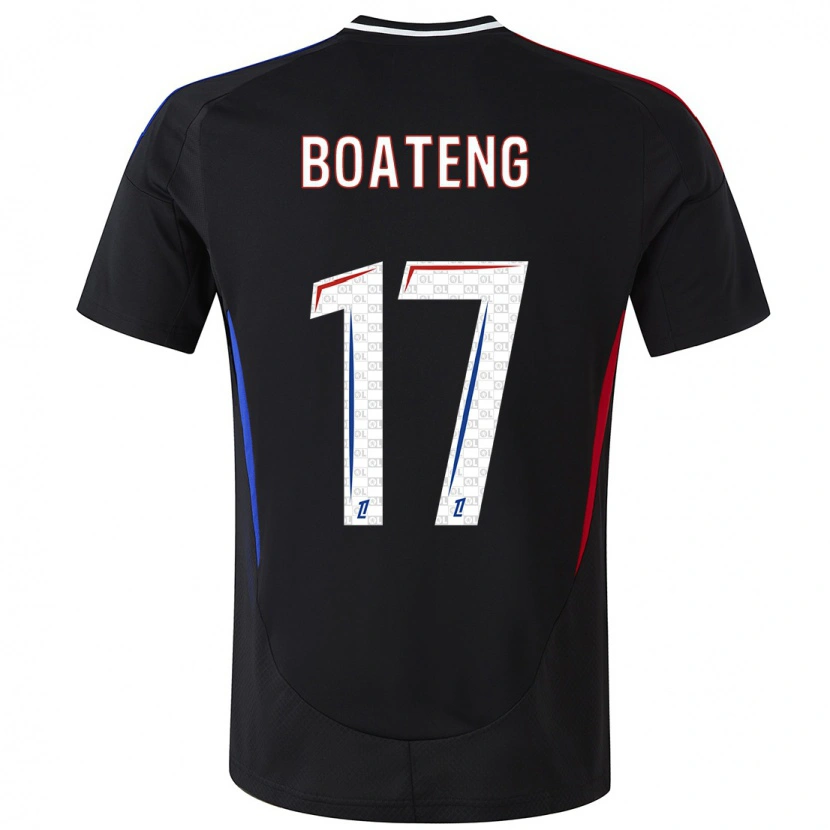 Danxen Niño Camiseta Jerome Boateng #17 Negro 2ª Equipación 2024/25 La Camisa