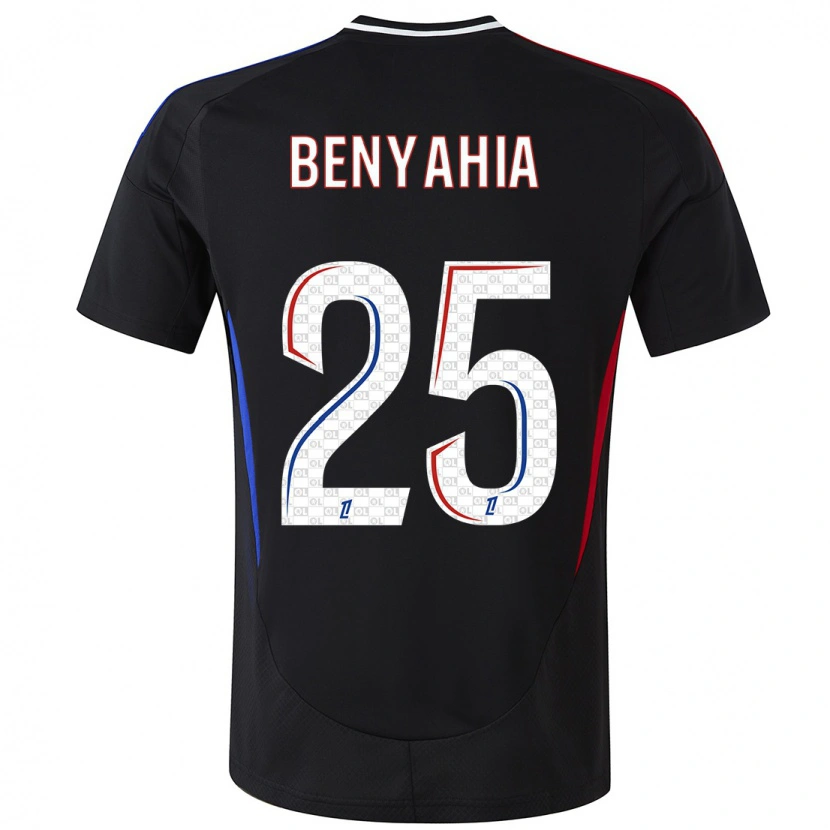 Danxen Niño Camiseta Ines Benyahia #25 Negro 2ª Equipación 2024/25 La Camisa