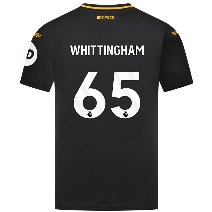 Danxen Niño Camiseta Matthew Whittingham #65 Negro 2ª Equipación 2024/25 La Camisa