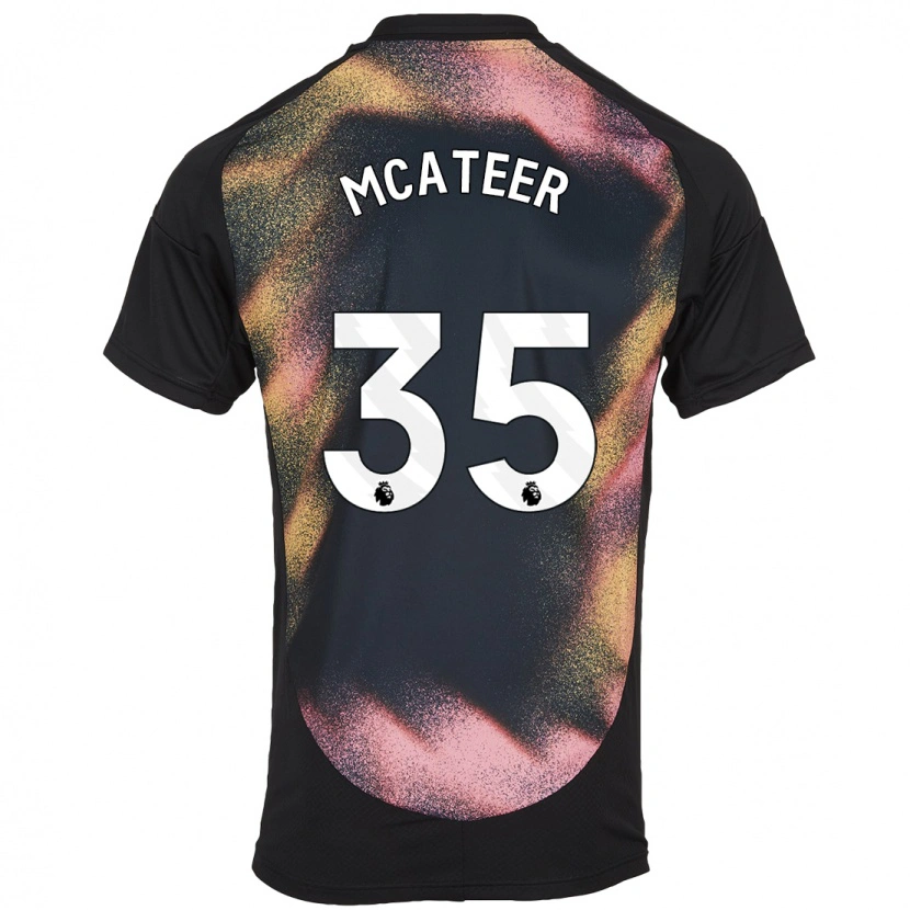 Danxen Niño Camiseta Kasey Mcateer #35 Negro Blanco 2ª Equipación 2024/25 La Camisa