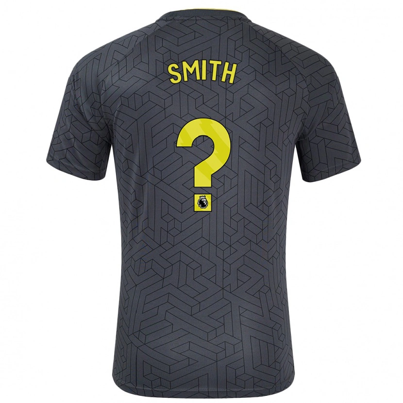 Danxen Niño Camiseta Odin Samuels-Smith #0 Negro Amarillo 2ª Equipación 2024/25 La Camisa