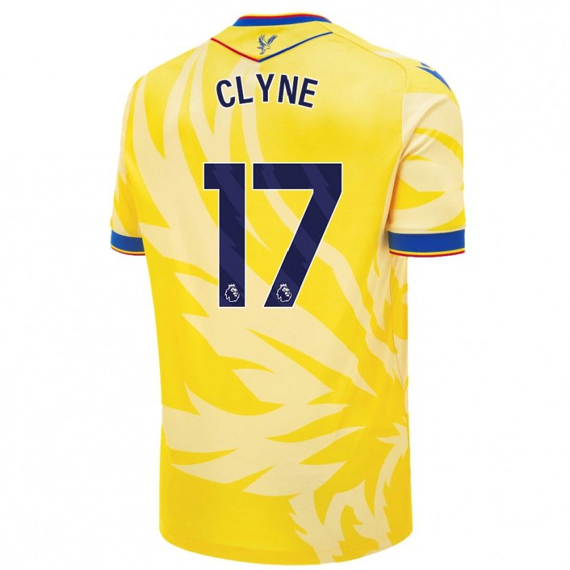 Danxen Niño Camiseta Nathaniel Clyne #17 Amarillo 2ª Equipación 2024/25 La Camisa