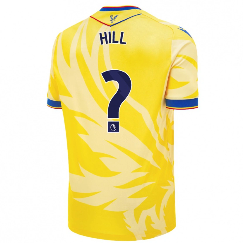 Danxen Niño Camiseta Marcus Hill #0 Amarillo 2ª Equipación 2024/25 La Camisa