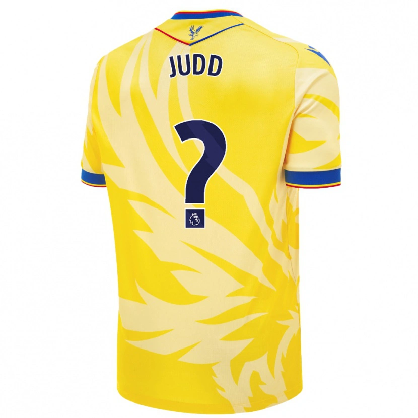 Danxen Niño Camiseta Jasper Judd #0 Amarillo 2ª Equipación 2024/25 La Camisa