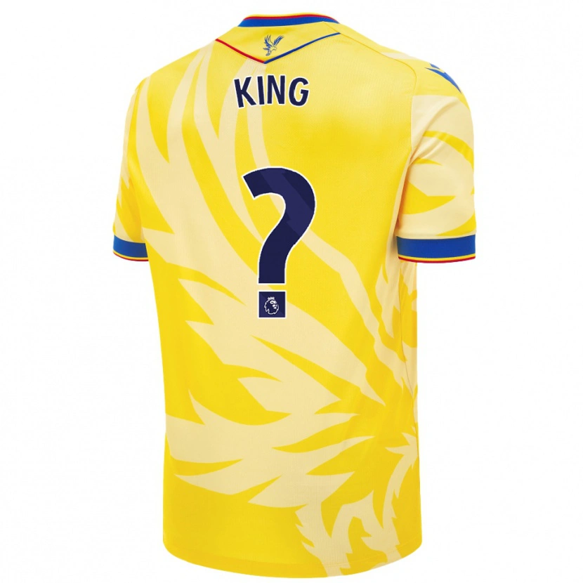 Danxen Niño Camiseta George King #0 Amarillo 2ª Equipación 2024/25 La Camisa