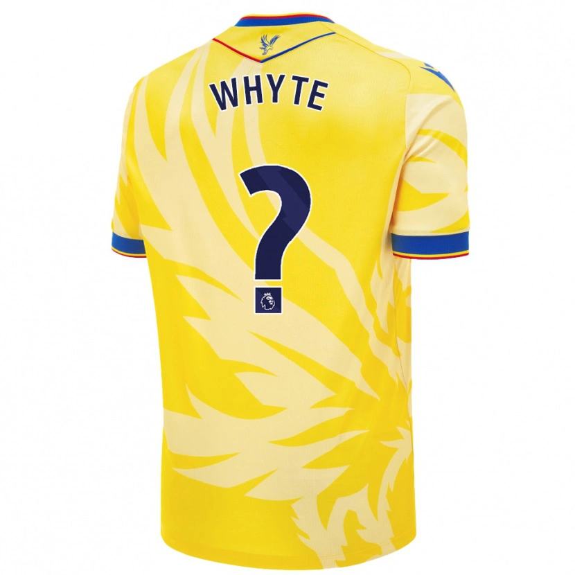 Danxen Niño Camiseta Tyler Whyte #0 Amarillo 2ª Equipación 2024/25 La Camisa