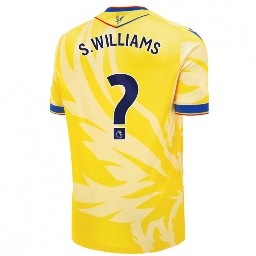 Danxen Niño Camiseta Seb Williams #0 Amarillo 2ª Equipación 2024/25 La Camisa