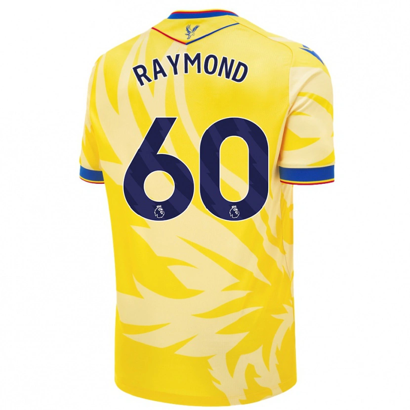 Danxen Niño Camiseta Jadan Raymond #60 Amarillo 2ª Equipación 2024/25 La Camisa