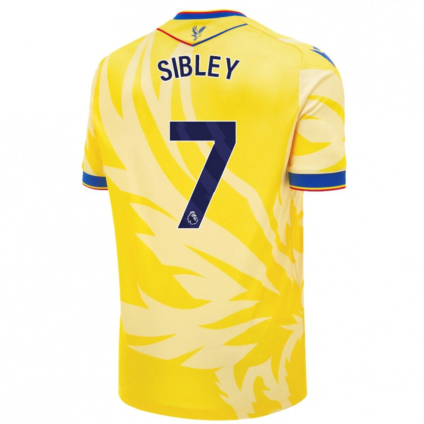 Danxen Niño Camiseta Isabella Sibley #7 Amarillo 2ª Equipación 2024/25 La Camisa