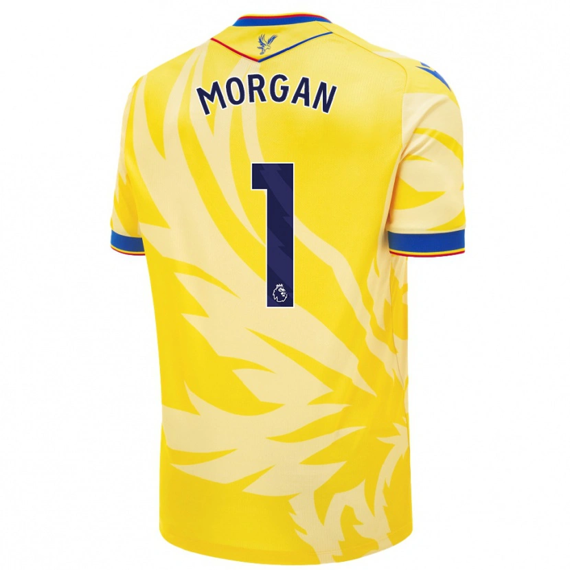 Danxen Niño Camiseta Chloe Morgan #1 Amarillo 2ª Equipación 2024/25 La Camisa