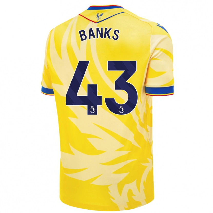 Danxen Niño Camiseta Scott Banks #43 Amarillo 2ª Equipación 2024/25 La Camisa