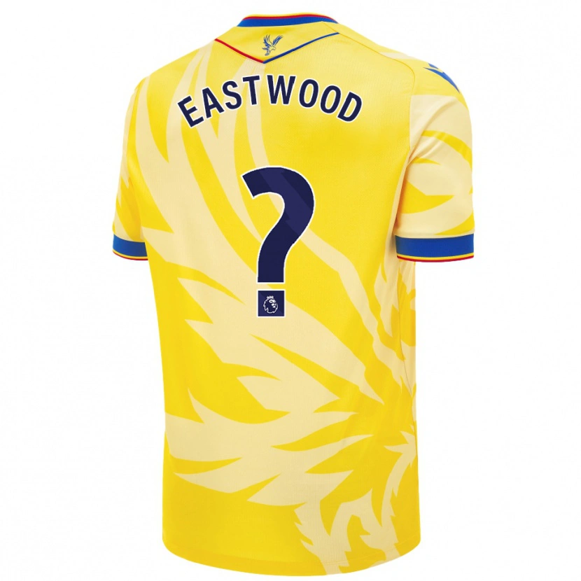 Danxen Niño Camiseta William Eastwood #0 Amarillo 2ª Equipación 2024/25 La Camisa