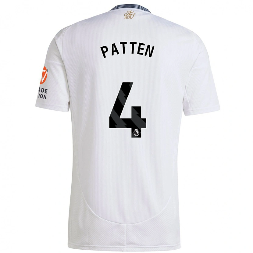 Danxen Niño Camiseta Anna Patten #4 Blanco 2ª Equipación 2024/25 La Camisa