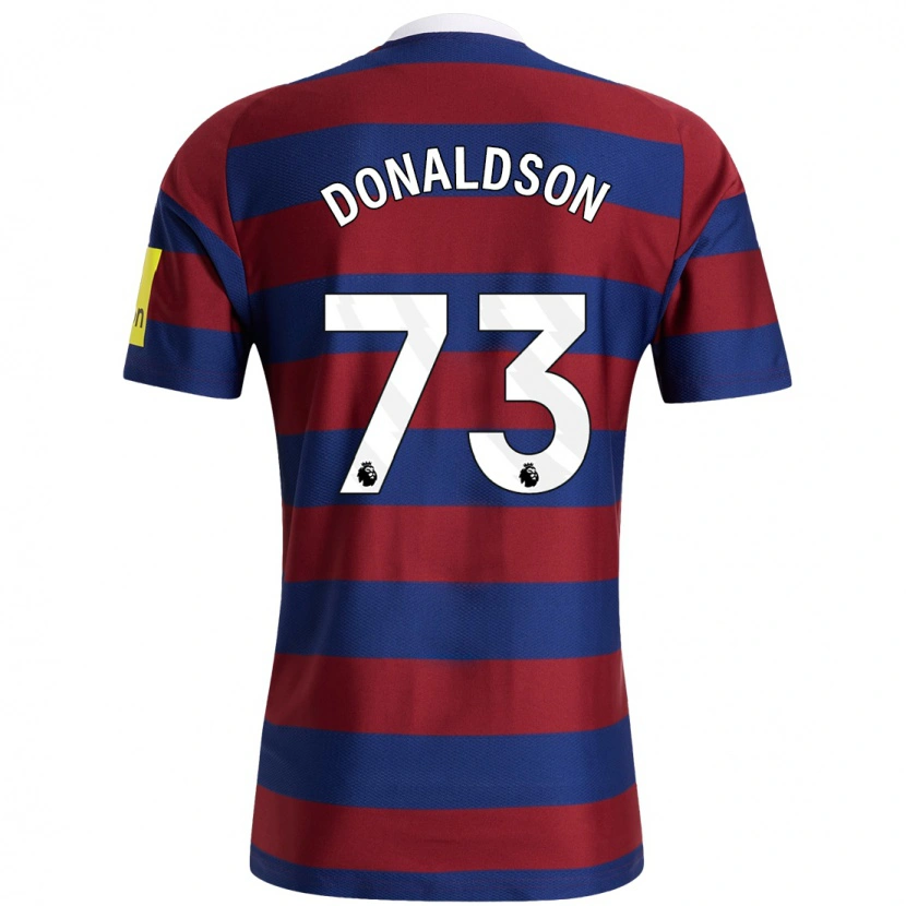 Danxen Niño Camiseta Josh Donaldson #73 Burdeos Azul Marino 2ª Equipación 2024/25 La Camisa