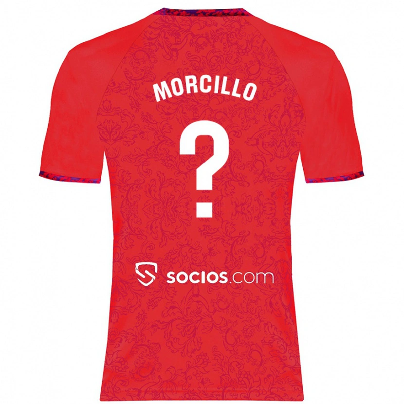 Danxen Niño Camiseta Raquel Morcillo #0 Rojo 2ª Equipación 2024/25 La Camisa