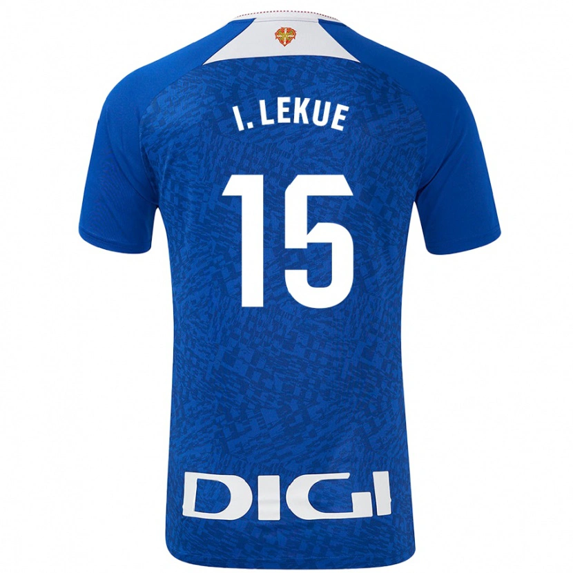 Danxen Niño Camiseta Iñigo Lekue #15 Azul Real 2ª Equipación 2024/25 La Camisa