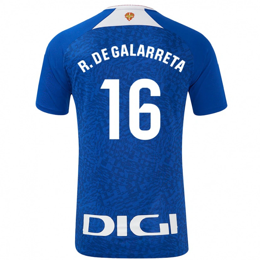 Danxen Niño Camiseta Iñigo Ruiz De Galarreta #16 Azul Real 2ª Equipación 2024/25 La Camisa