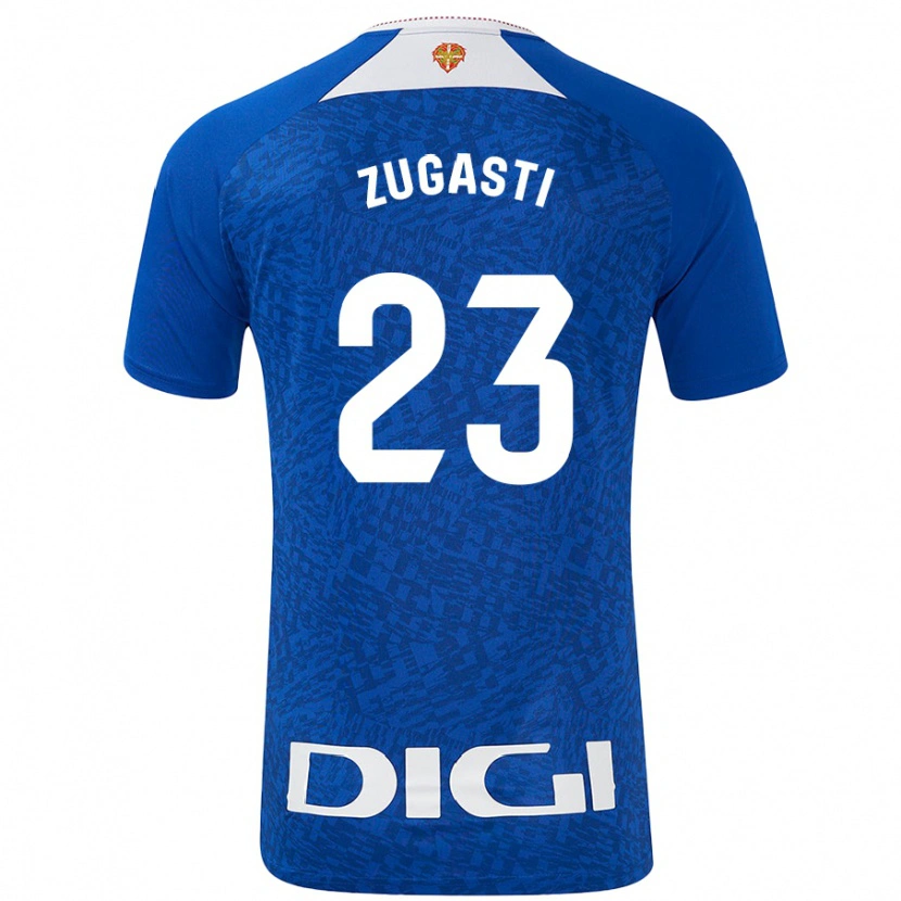 Danxen Niño Camiseta Patricia Zugasti #23 Azul Real 2ª Equipación 2024/25 La Camisa