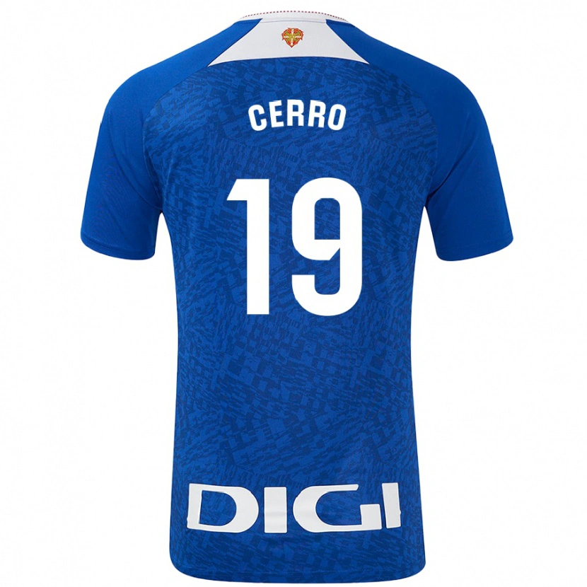 Danxen Niño Camiseta Mariana Cerro Galán #19 Azul Real 2ª Equipación 2024/25 La Camisa