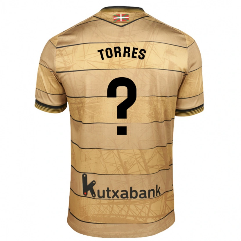 Danxen Niño Camiseta Domenic Torres #0 Marrón 2ª Equipación 2024/25 La Camisa