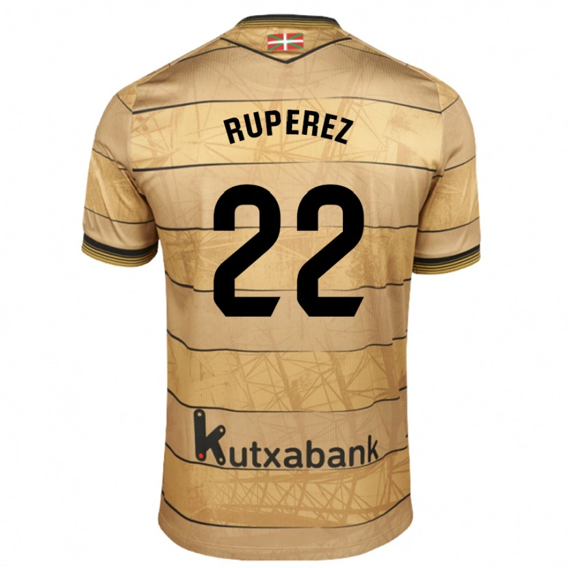 Danxen Niño Camiseta Iñaki Rupérez #22 Marrón 2ª Equipación 2024/25 La Camisa