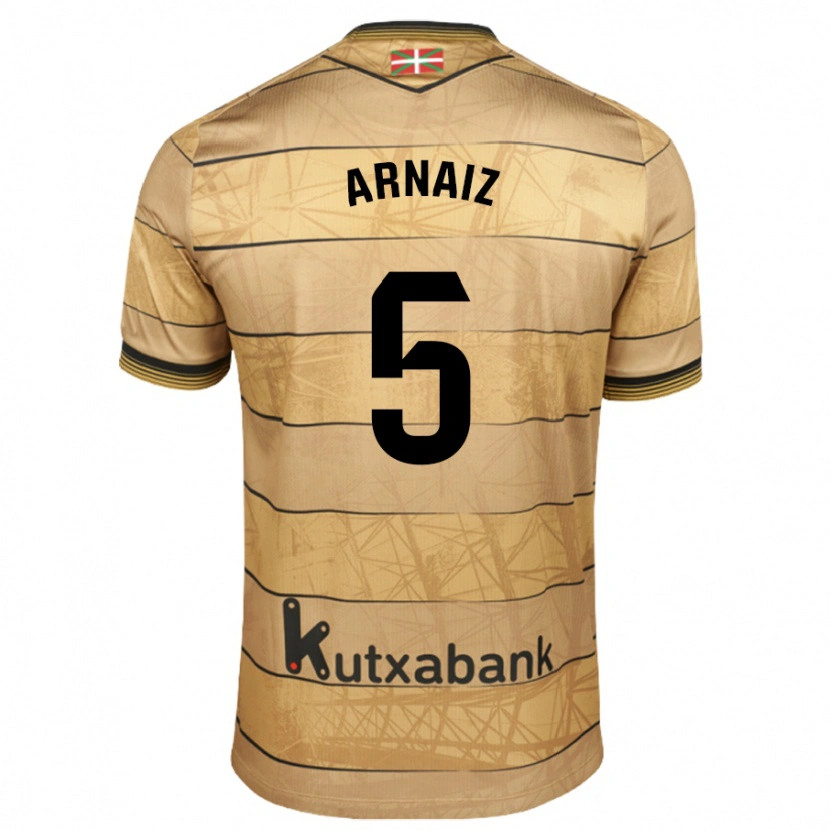 Danxen Niño Camiseta Iris Arnaiz #5 Marrón 2ª Equipación 2024/25 La Camisa