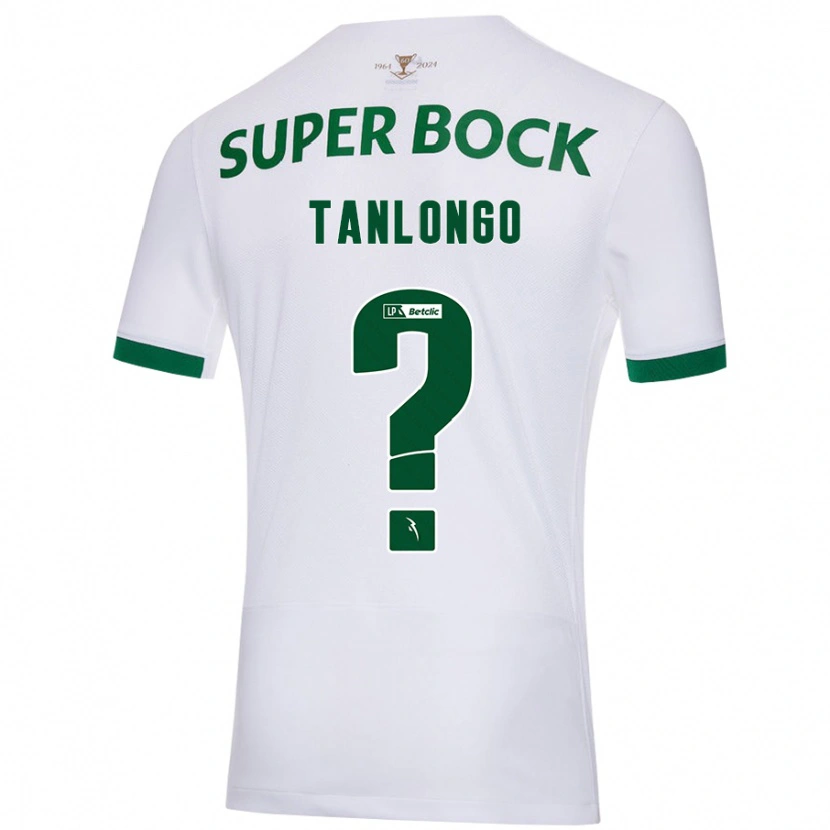 Danxen Niño Camiseta Mateo Tanlongo #0 Blanco Verde 2ª Equipación 2024/25 La Camisa