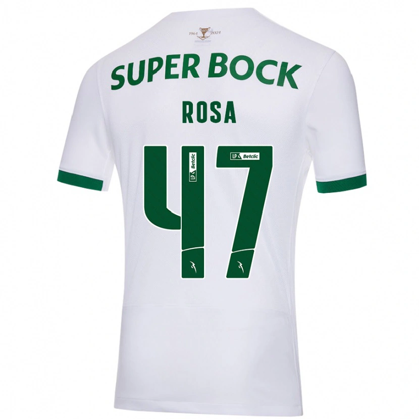 Danxen Niño Camiseta Mariana Rosa #47 Blanco Verde 2ª Equipación 2024/25 La Camisa