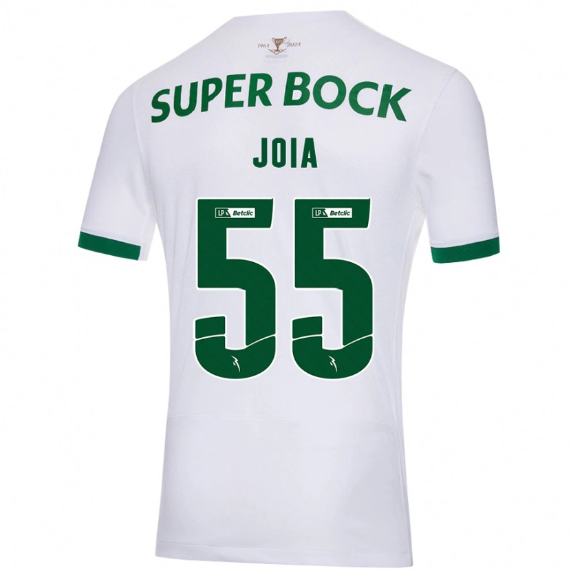 Danxen Niño Camiseta Carolina Joia #55 Blanco Verde 2ª Equipación 2024/25 La Camisa