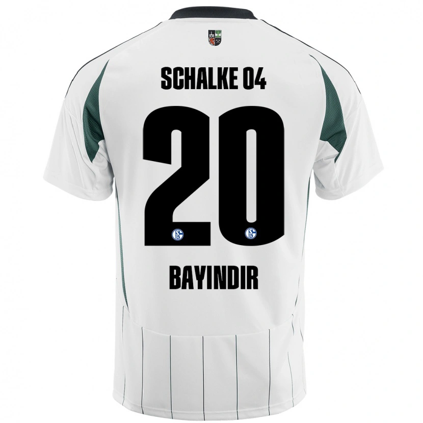 Danxen Niño Camiseta Aris Bayindir #20 Blanco Verde 2ª Equipación 2024/25 La Camisa